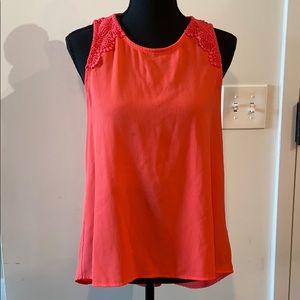 Hot Pink Sleeveless Blouse Size Medium